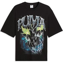 Puma Graphic Tee Erkek Günlük Tişört 63566501 Siyah