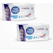 Mavi Beyaz Ped Ekstra Hasta Bezi Bel Bantlı (M) Medium 30'lu Paket x 2 Pkt (60 Ad.)