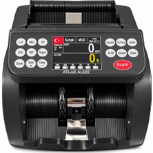 Atlas Al 622 TL Euro Kağıt Para Sayma Makinesi Hızlı Sayım Teknolojisi ile Güvenli Kullanım