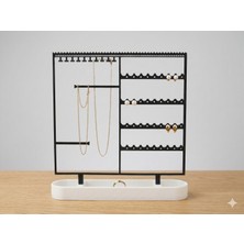 Baykuş Pazar 3D Baskı Iki Taraflı Takı Organizeri - Kolye ve Küpe Standı - Minimalist Tasarım