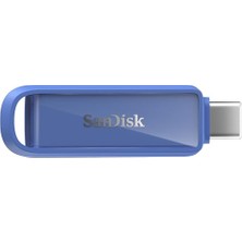 Sandisk Sandısk Telefon Sürücüsü, USB Tip-C 1 Tb ile (Akıllı Telefonlar, Tabletler ve Bilgisayarlar Için Flash Sürücü, 150 Mb/s Okuma, Taşıma Anahtarlık Döngüsü, 1 Yıllık Rescuepro ) - Maritime Blue