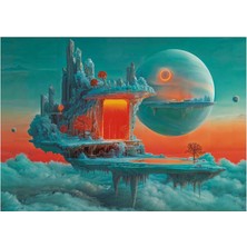 Educa 1000 Parçalık Ateş ve Buz Gezegeni Puzzle - 20237 - Planet Of Fire And Ice
