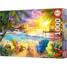 Educa 1000 Parçalık Aşk Plajı Puzzle - 20255 - Lovers Beach