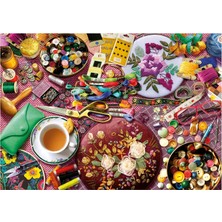 Educa 2000 Parça Dikiş Masası Puzzle - The Sewing Table - 20263