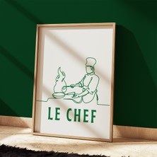 Des Vu Print Le Chef Poster, Çerçevesiz Şef Posteri