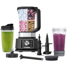 Ninja CO351B SS351 Foodi Power Sahaer Sistemi, Smoothie Kase Makinesi, 4'ü 1 Arada Blender