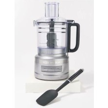 KitchenAid Mutfakaid KFP0920QCU 9 Kap 3 Disk 2 Bıçak ve Spatula Gıda Işlemcisi, Kontur Gümüş