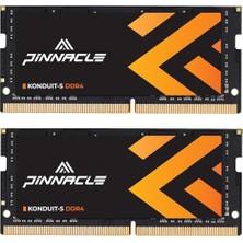 Timetec Pinnacle 32GB KIT(2X16GB) Ddr4 3200 Mhz (Veya 2933 Mhz Veya 2666 Mhz) PC4-25600 Ecc Olmayan Arabelleksiz 1.2V CL22 2rx8 Çift Kademeli 260 Pin Sodımm Dizüstü Dizüstü Bilgisayar Bellek Ram'i