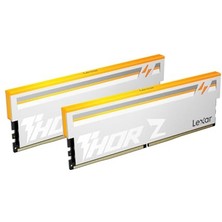 Lexar Thor Z Serisi Rgb Ddr5 Ram 32GB Kit (2X16GB) 6000 Mhz, Dram 288-PIN Udımm Masaüstü Belleği, Yüksek Performanslı Oyun Bilgisayarı Belleği Intel Xmp 3.0/amd Expo'yu , On-Die Ecc, 1,35V Gümüş