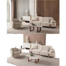 Velura Home & Living Aras 3+1 Koltuk Takımı & Oturma Grubu
