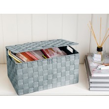 English Home Shine Koyu Bej Saklama Kutusu 34x22x17,5 cm Şık ve Kullanışlı Tasarım