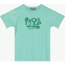 Discovery Expedition Açık Mint Erkek Çocuk Baskılı T-Shirt D6SB-TST3060