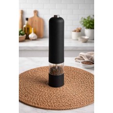 Rossev Arow Pilli Karabiber ve Tuz Değirmeni Siyah