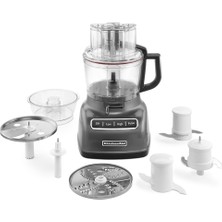 KitchenAid Mutfakaid KFP0933QG 9 Kap Kapasiteli, Hassas Dilimleme Sistemli, Sıvı Grafit Renkli Gıda Işlemcisi