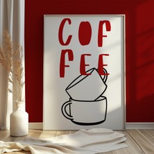 Des Vu Print Coffee Kahve Köşesi Espresso Çerçevesiz Poster