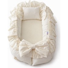 Jaju Baby Krem Fırfırlı Lüx Tasarım Babynest