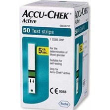 Active Şeker Ölçüm Çubuğu 50\'li