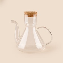 Arow Liya Borosilikat Cam Yağlık - Şeffaf - 500 ml