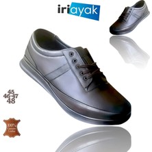 Büyük Numara Hakiki Deri 45-47 / Rahat Taban Casual Ayakkabı / Erkek - Günlük Kullanıma Uygun