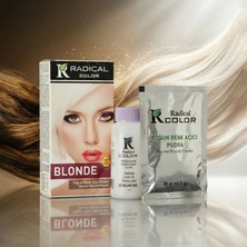Radical Color Radical Yoğun Renk Açıcı Pudra Set 30 gr Altın Renkli Saç Bakımı ile Etkili Koruma