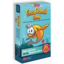 Easy Fish Oil Grow 30 Jel Limon ve Çilek Aromalı Tablet