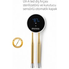 The Mossi Uv-A LED Diş Fırçası Sterilizatörü ve Kurutucu – Sensörlü Otomatik Kapak