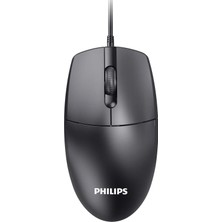 Philips SPK7247 USB Kablolu 1200DPI 3 Tuşlu Optik Mouse Siyah