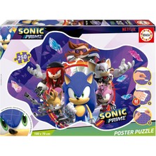 Educa 250 Parça Sonic Prime Maxi Xl Poster Yapboz - 8-11 Yaş - Erkek Çocuk