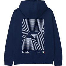 The Lucid Lab Imola Circuit Artwork Hoodie - Lacivert