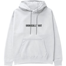 The Lucid Lab Ironically Hot Hoodie - Beyaz