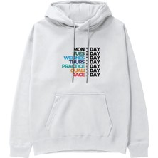 The Lucid Lab Formula 1 / Week Days Hoodie - Beyaz