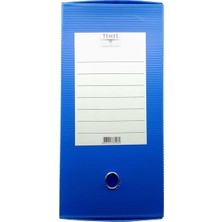 Temel Arşiv Kutusu 29 x 36 x 15 cm Mavi 5'li Kolay Saklama İçin Lastikli Kapaklı