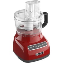 Kitchenaid KFP0711ER Empire Red Food Processor, 7 Cup, Contour Silver