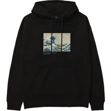 The Lucid Lab Kanagawa Oki Nami Ura Hoodie - Siyah