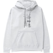 The Lucid Lab Fender Stratocaster Gitar Hoodie - Beyaz