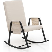 Pafu Oden Outdoor Bahçe Su Geçirmez Fonksiyonel Sallanan Koltuk - Bej