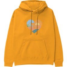 The Lucid Lab Here Comes The Sun Hoodie - Turuncu