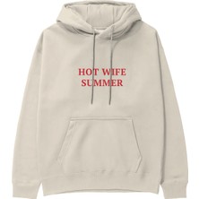 The Lucid Lab Hot Wife Summer Hoodie - Krem