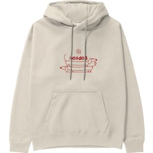 The Lucid Lab Hotdog Hoodie - Krem
