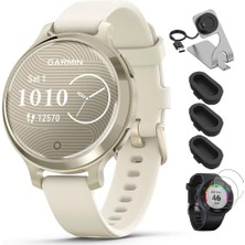Garmin 010-02891-00 Lily 2 Activesilikon Band Sche With Deco Essentials Şarj Dock, Silikon Dust Cover 3 Pack And Tempered Glass Ekran Koruyucu 2 Pack And Tempered Glass Ekran Koruyucu 2 Pack
