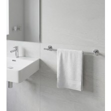 Saban Parlak Gümüş Havluluk- 58,5 x 7 x 6,5 cm