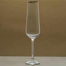 Qua Home Meringue Kristal Şampanya Kadehi 200 cc