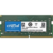 Crucial Basics CB8GS3200 8gb 3200MHZ Ddr4 CL22 Notebook Bellek
