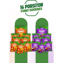 Naturalnest Funny Multi & Defence Gummies Set — X8 Multi - X8 Defence 128 Çiğnenebilir Jel