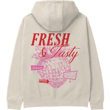 The Lucid Lab Fresh & Tasty Hoodie - Krem