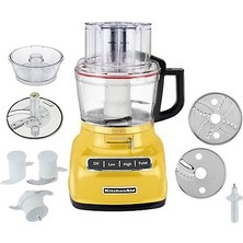 KitchenAid Mutfakaid KFP0930MY 9 Kap Kapasiteli, Hassas Dilimleme Sistemli ve Patates Kızartma Diskli Gıda Işlemcisi, Muhteşem Sarı