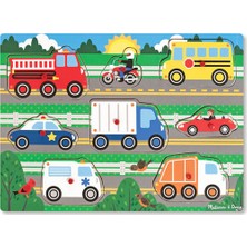 Melissa & Doug Ahşap Tutmalı Yapboz Araçlar Eğitici Oyun 2-7 Yaş Ahşap Malzeme ile