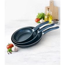 Redlon 3 Lü Teflon Tava Seti 16CM-20CM-24CM Yapışmaz Yüzey / Ince - Hafif /şık ve Pratik