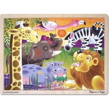 Melissa & Doug Ahşap 24 Parça Yapboz - Safari