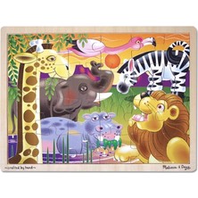 Melissa & Doug Ahşap 24 Parça Yapboz - Safari